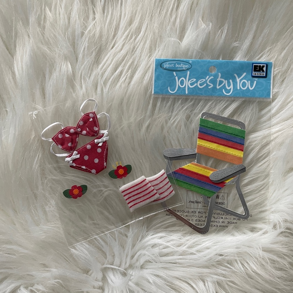 Summer scrap booking materials